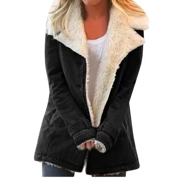 Jackets & Blazers - Womens sherpa lined coat/ jacket NWOT size small